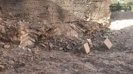 کشف یک سازه قدیمی در بافت تاریخی شیراز