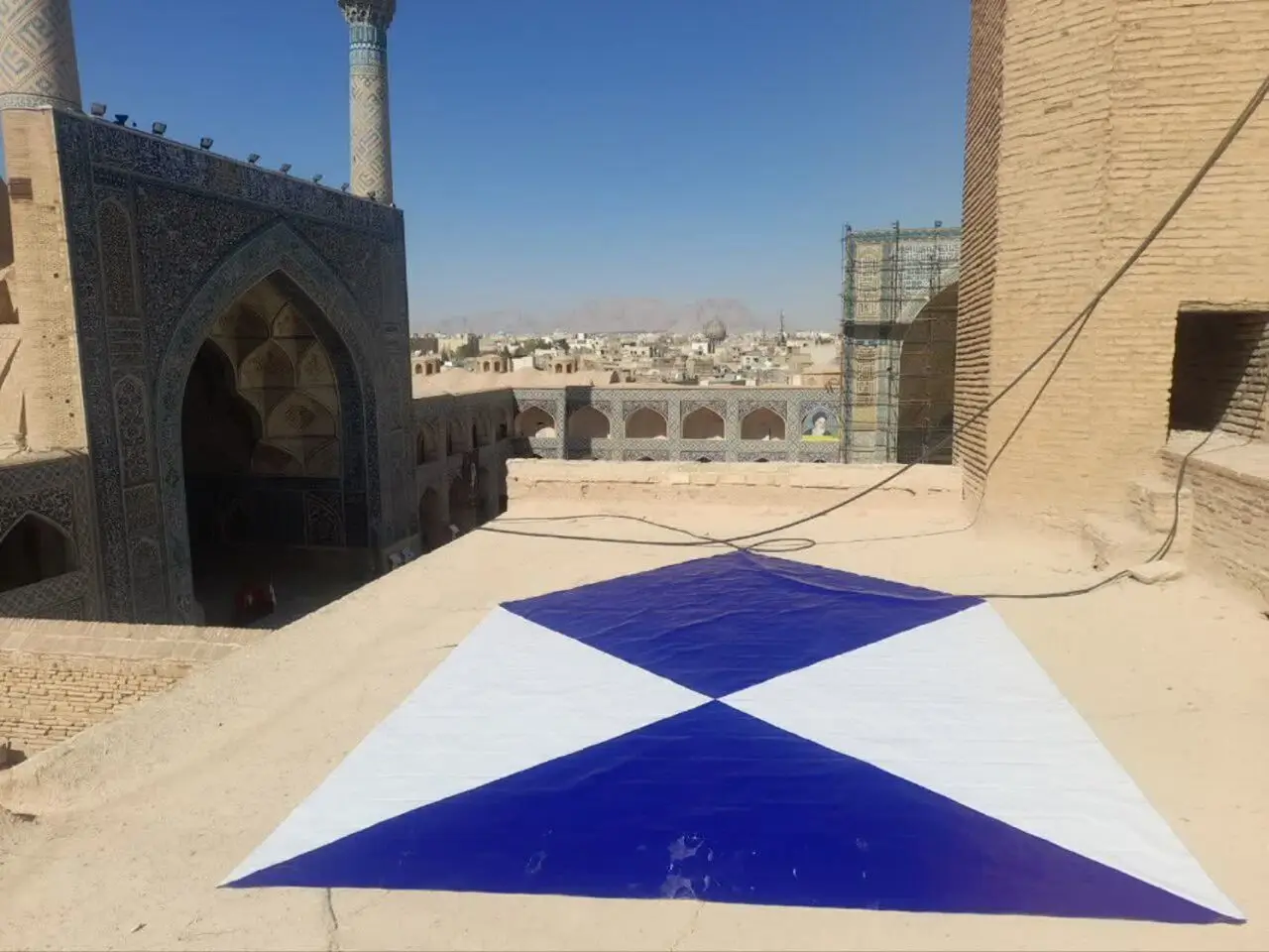 نصب «سپر آبی» در آثار ثبت‌جهانی و موزه‌های آذربایجان‌شرقی
