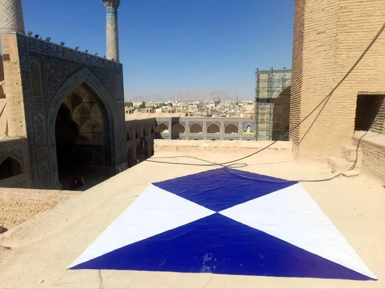 نصب «سپر آبی» در آثار ثبت‌جهانی و موزه‌های آذربایجان‌شرقی
