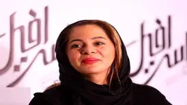 مستانه مهاجر به همراه دخترش در جشنواره کلکته

