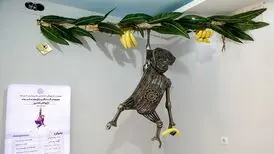 قاب‌هایی تماشایی و دیدنی از مجسمه های منحصر به فرد باغ موزه فلزی ایران/ 30 حیوان مصنوعی از ضایعات