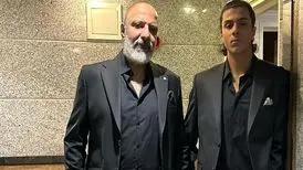 دورهمی «امیرجعفری» و پسرش با «رضا پیشرو» رپر مشهور
