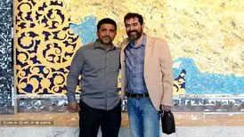 دیدار علیرضا دبیر و شهاب حسینی برای شروع همکاری
