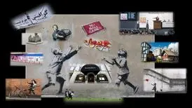 «بنکسی» آنارشیست مرموز و قانون گریز که دم به تله پلیس نمی‌دهد!