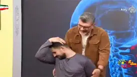 حرکت عجیب مجری روی آنتن زنده/ مهمان شوکه شد!/ ویدئو