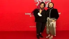 تیپ جالب دو بازیگر ایرانی در جشنواره بوسان