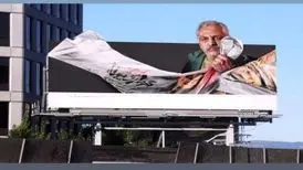 بیلبوردهای سریالی با بازی فرخ‌نژاد پایین کشیده شد
