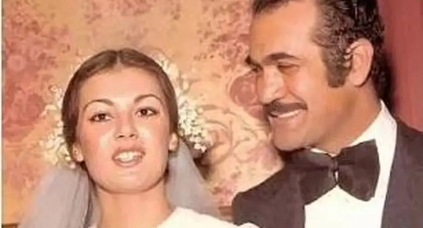 تصویری از ژست متفاوت فریدون فرخزاد در روز عروسی اش