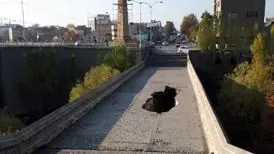 پل تاریخی خاتون کرج ریزش کرد + تصاویر و پیامدهای خطرناک آن