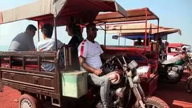 (تصاویر) سه چرخه‌های بومیان جزیره هرمز