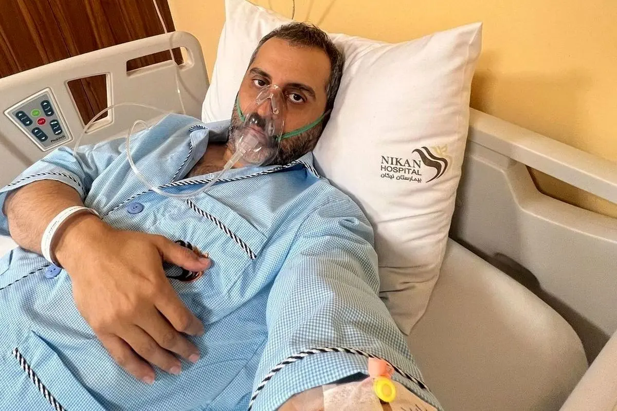بازیگر و مجری سیما راهی بیمارستان شد + فیلم