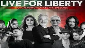 کاسبی مهشید، ابی و گوگوش با شعار زن زندگی آزادی
