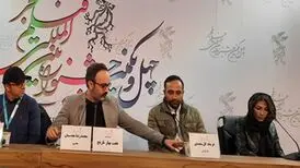 نشست خبری فیلم «هفت بهار نارنج»/ گل‌سفیدی: خستگی دلیل نیامدن استاد نصیریان بود و تحریمی در کار نیست

