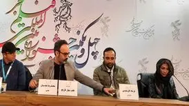 نشست خبری فیلم «هفت بهار نارنج»/ گل‌سفیدی: خستگی دلیل نیامدن استاد نصیریان بود و تحریمی در کار نیست
