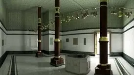تازه ترین عکس ها از فضای داخل کعبه / مراسم تطهیر انجام شد