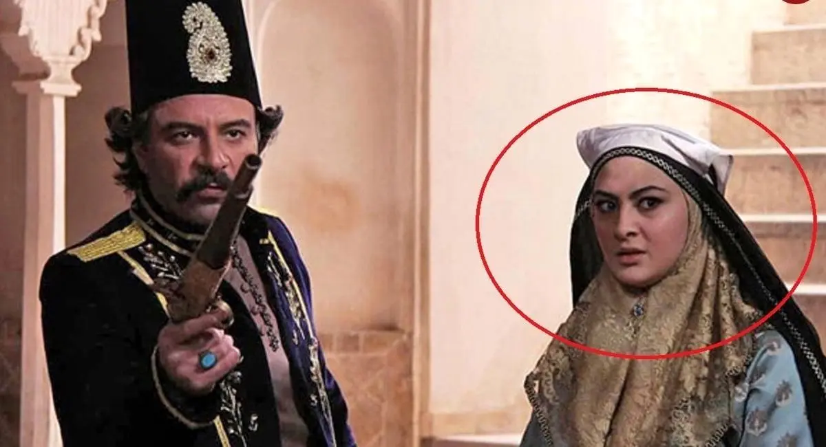 تیپ و ژست قجری جدید «مریم مومن، فخرالزمان» سریال بانوی عمارت