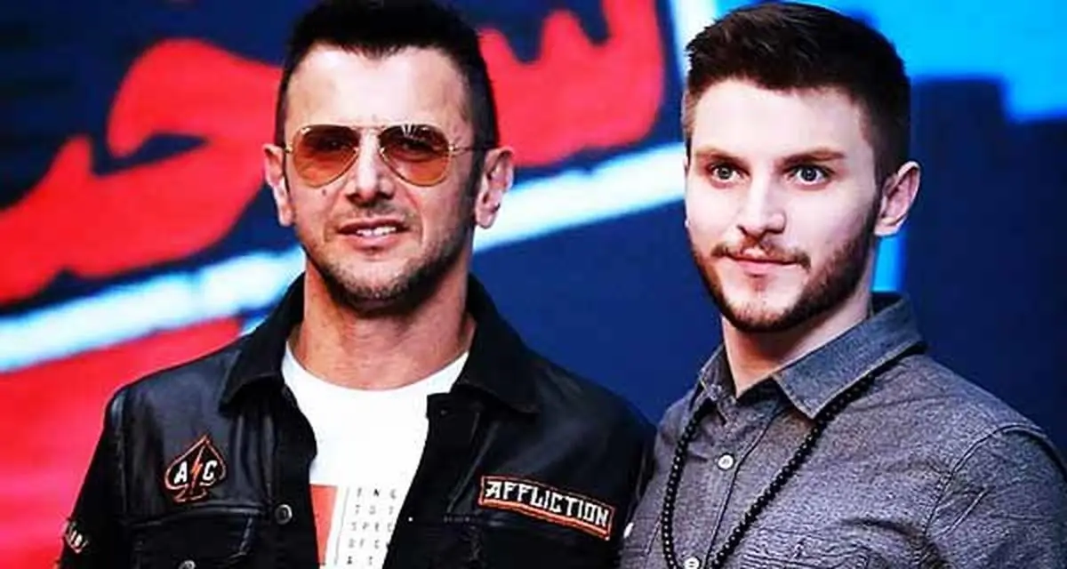 عکس پسر امین حیایی با لیلا فروهر
