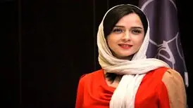 ترانه علیدوستی با کت و شلوار صورتی در جشنواره فیلم کن/ عکس