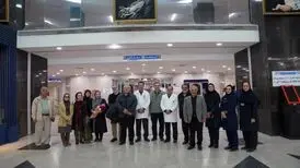 دیدار صمیمانه اهالی سینما با کادر درمان و مجروحان جنگ
