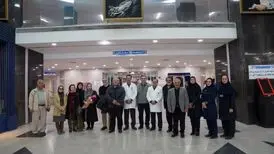 دیدار صمیمانه اهالی سینما با کادر درمان و مجروحان جنگ

