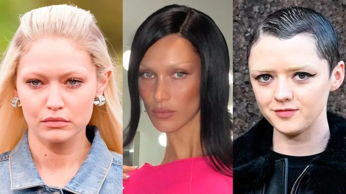 سلبریتی هایی که با سفید کردن ابروهای خود به جدیدترین مد ابرو روی آوردند
