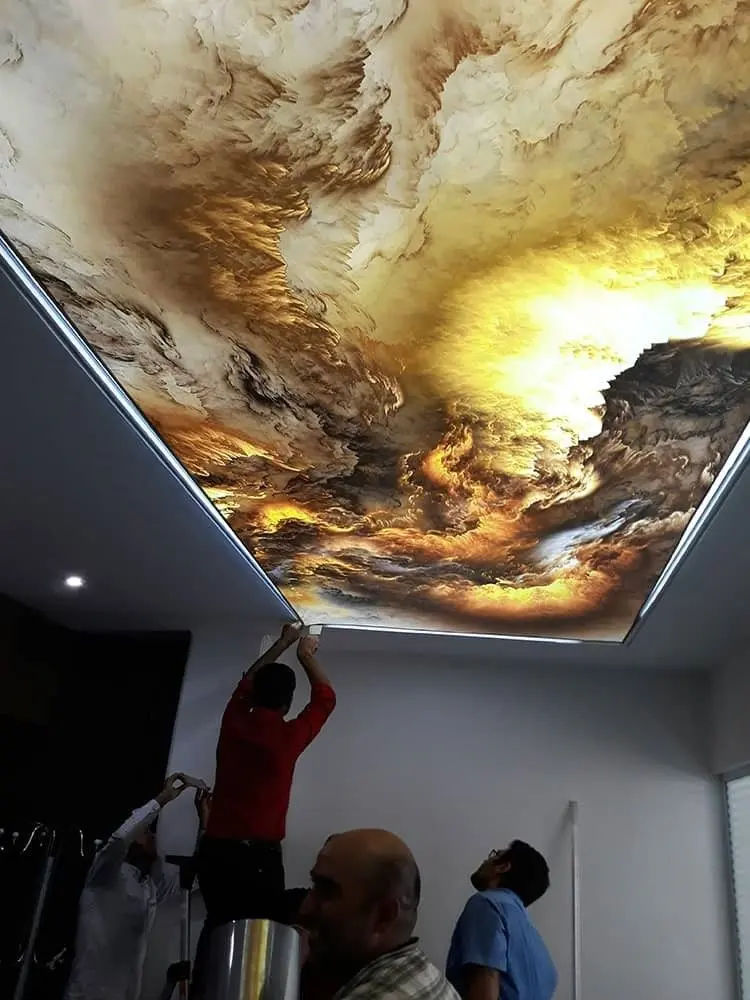 سقف کشسان و آسمان مجازی با بروزترین تکنولوژی دنیا 