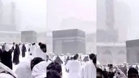 برف جعلی در مکه؟!
