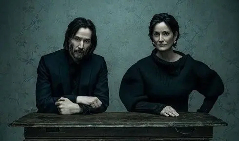 استایل های جذاب کیانو ریوز و کری‌ان ماس در کنار هم در سری جدید فیلم ماتریکس + تصاویر