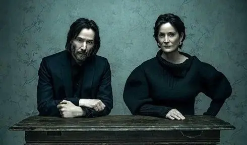 استایل های جذاب کیانو ریوز و کری‌ان ماس در کنار هم در سری جدید فیلم ماتریکس + تصاویر