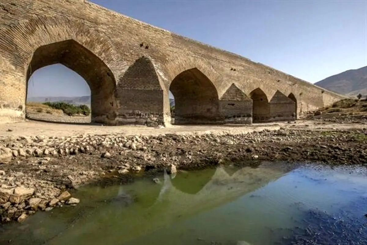 بخشی از تاج پل تاریخی «محمدحسن خان» بابل فرو ریخت
