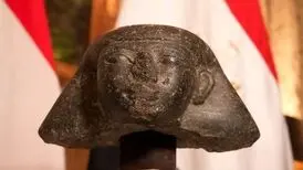 مجسمه دزدیده شده مصر پیدا شد

