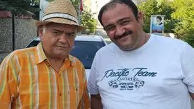 قاب خاطره‌انگیز مهران غفوریان کنار اکبر عبدی دو طناز سینمای ایران!
