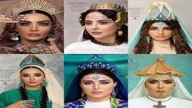 نقش بناهای تاریخی بر چهره بازیگران ایرانی
