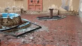 آسیب به کاخ سلیمانیه و چند اثر تاریخی کرج در حمله هوایی