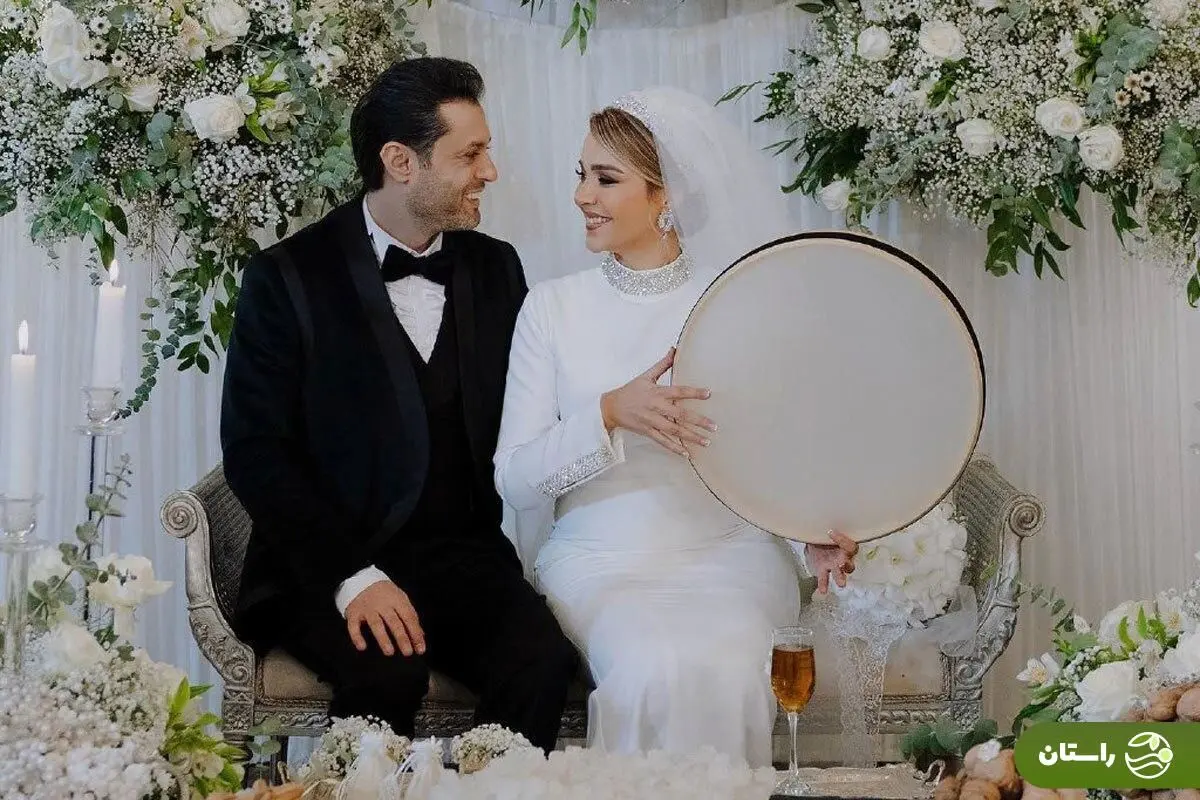 مراسم ازدواج روزبه معینی و مهرناز دبیرزاده/ ویدئو
