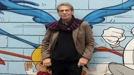 طرحی که کامبیز درمبخش از رودرویی با مرگ بر اثر کرونا کشیده بود  + عکس