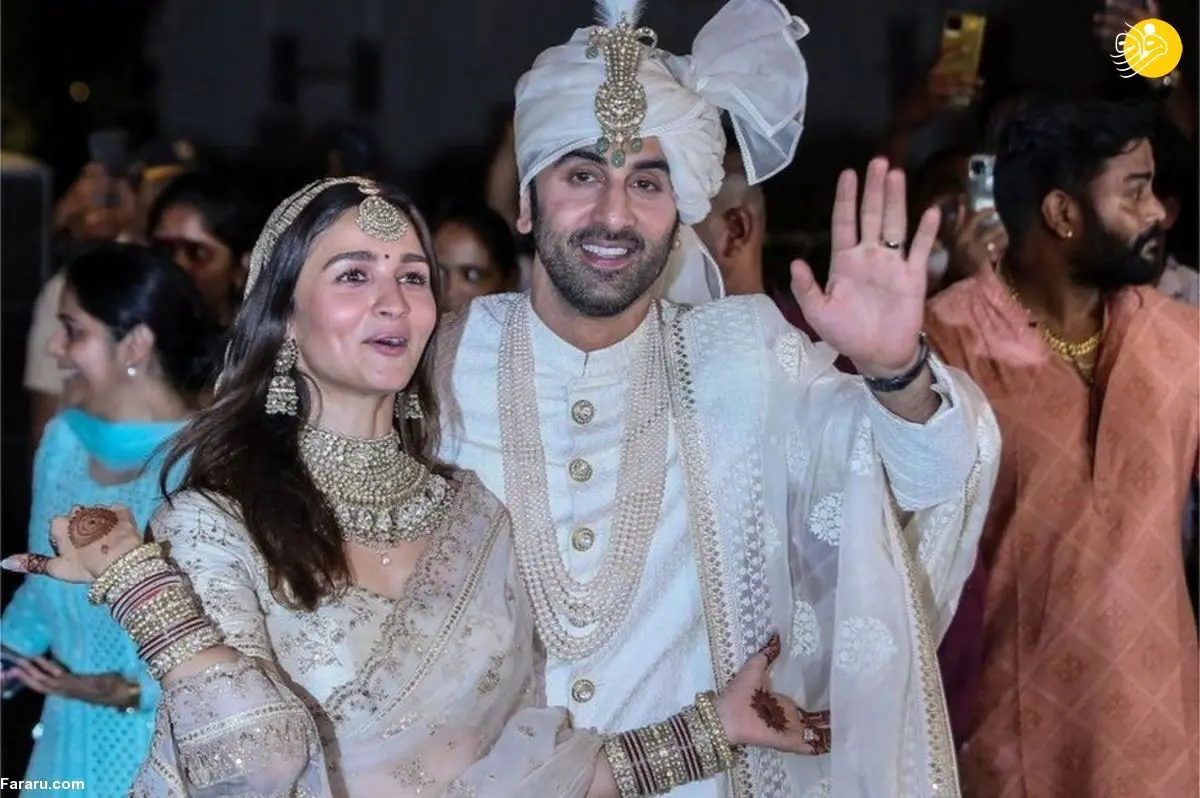 (ویدئو) جشن ازدواج زوج محبوب بالیوود