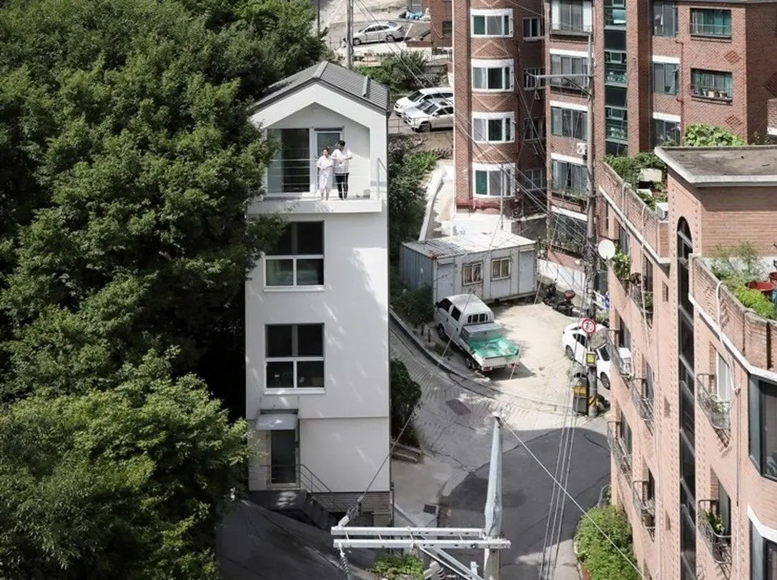 خانۀ ۳۳ متری در سئول که برندۀ جایزۀ معماری شد
