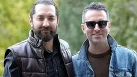 تیپ متفاوت «هوتن شکیبا، بهرام رادان، سروش صحت و بیژن بنفشه خواه» در آلمان
