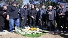 مراسم یادبود همسر «علیرضا قربانی» با حضور هنرمندان
