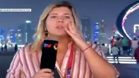 دزدی از روزنامه نگار آرژانتینی در جریان اجرای زنده در قطر
