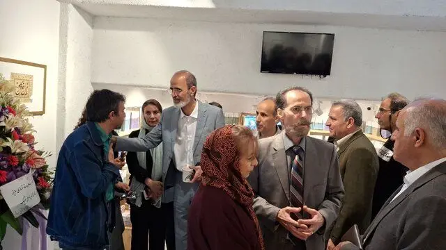 افتتاح نمایشگاه خوشنویسی محمد شهبازی