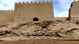 باران ارگ ساسانی را شست