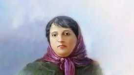 تصویری قدیمی از پدر و مادر پروین اعتصامی در یک جشن خصوصی
