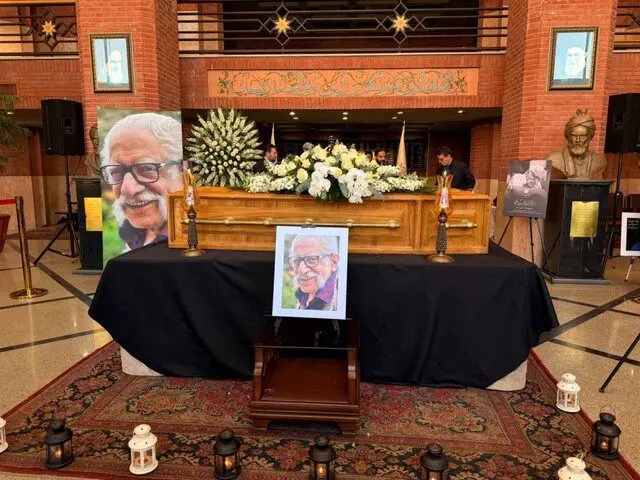 مراسم تشییع پیکر عبدالمجید ارفعی برگزار شد