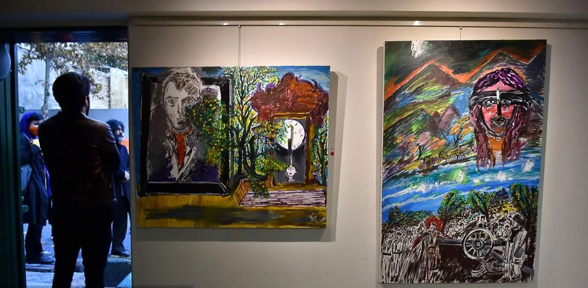 بهاره رهنما، بهرنگ علوی، کوروش تهامی در افتتاحیه نمایشگاه نقاشی مسعود کیمیایی/ عکس