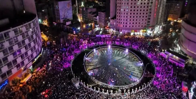 گوشه ای از زیبایی های مهمانی 10 کیلومتری عید غدیر در تهران/ ویدئو