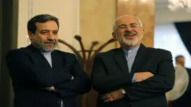 ببینید | حضور محمدجواد ظریف و عباس عراقچی در کنسرت عاشورایی  راغب در برج میلاد
