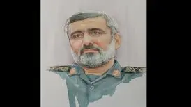 پرتره‌ای از شهید حاجی‌زاده رونمایی شد؛ ایران یکپارچه در «بنای فرهنگ»
