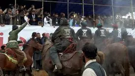 (ویدئو) آغوش باز طالبان برای بزکشی